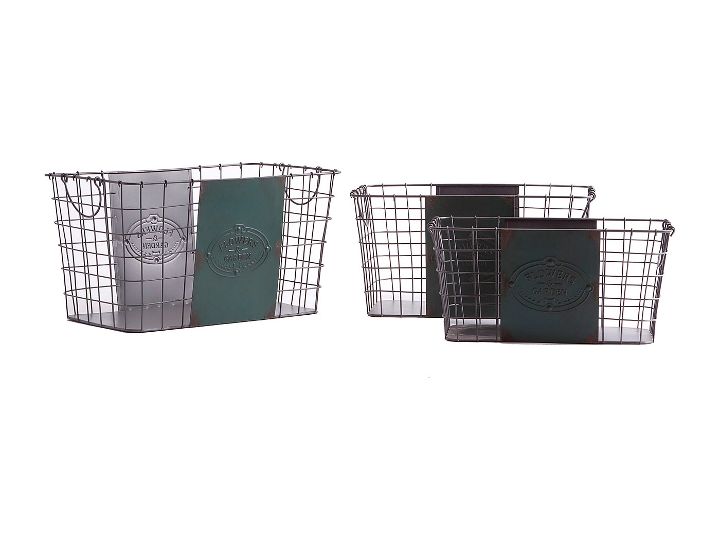 Zeller 27319 Cesto Porta Frutta O Pane In Metallo Cromato E Cotone - Grigio, 33x24x13 Cm, Sacchetto Rimovibile Lavabile
