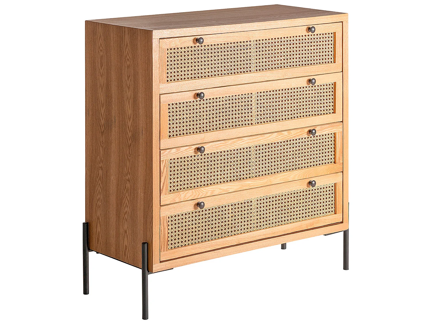 Commode en fer marron 100x40x94 cm