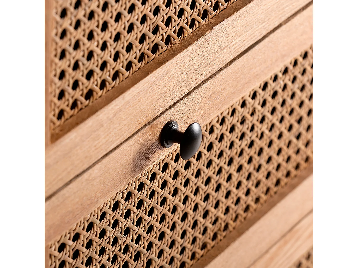 Commode en fer marron 100x40x94 cm