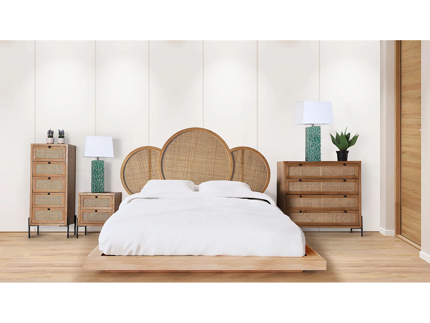 Commode en fer marron 100x40x94 cm