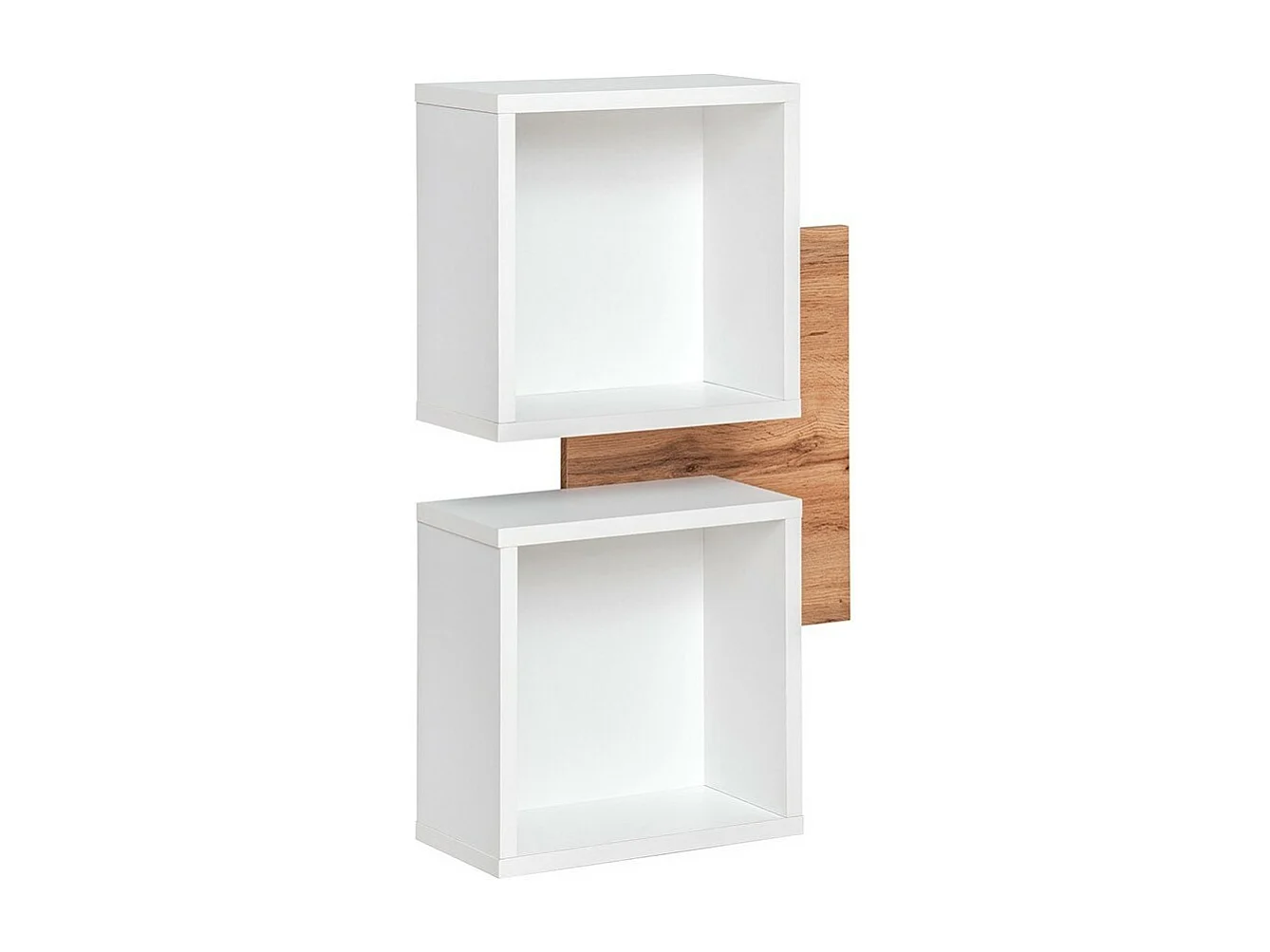 Eingangsmöbel TORTH 3 - Komplettset - Farbe Eiche und Weiß - Modernes und funktionales Design