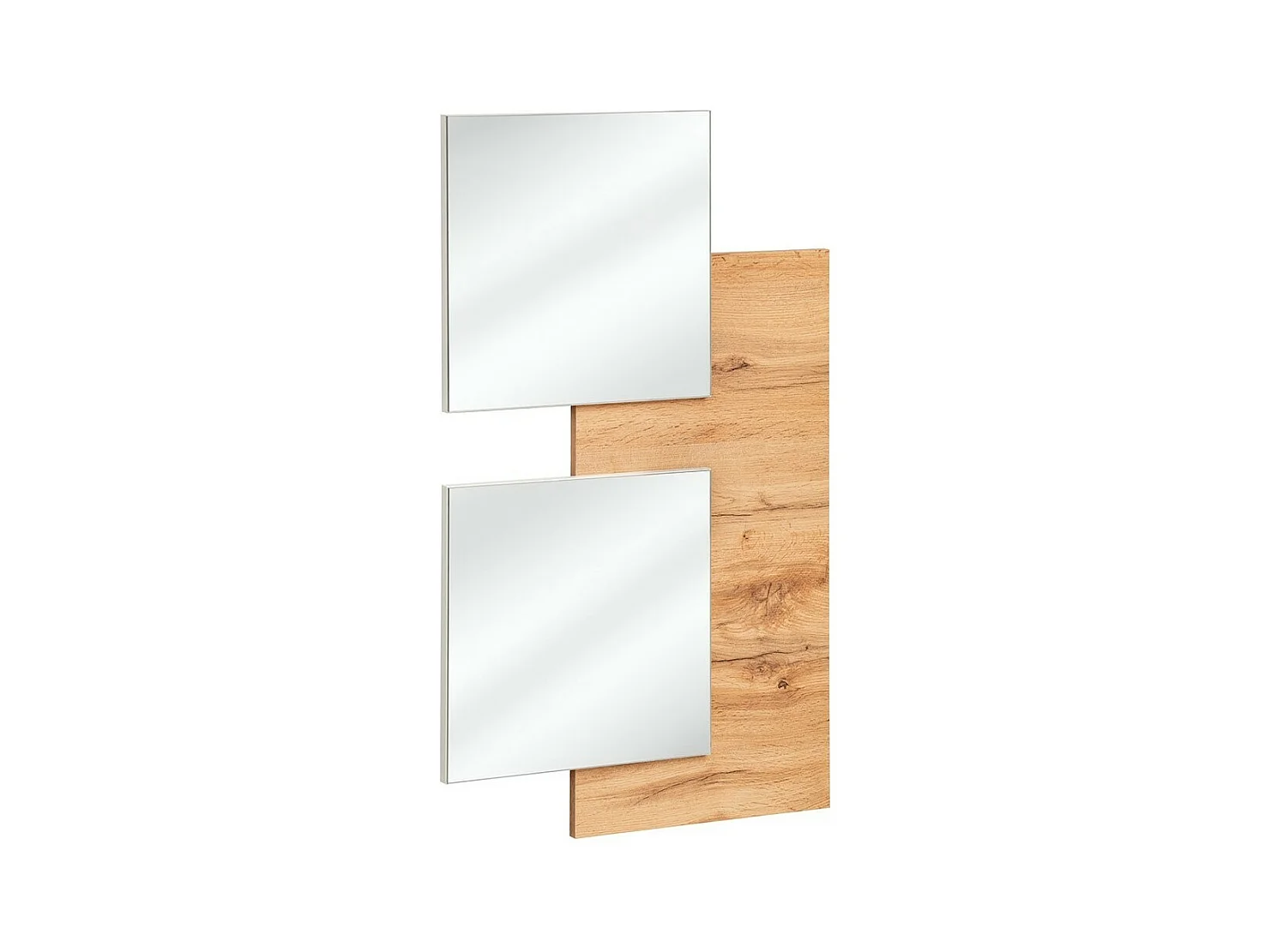 Inkomhalmeubel TORTH 1 - Complete set - Kleur eiken en wit - Modern en praktisch design