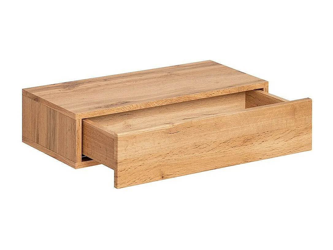 Meuble d'entrée TORTH 1 – Ensemble complet – Coloris chêne et blanc – Design moderne et pratique