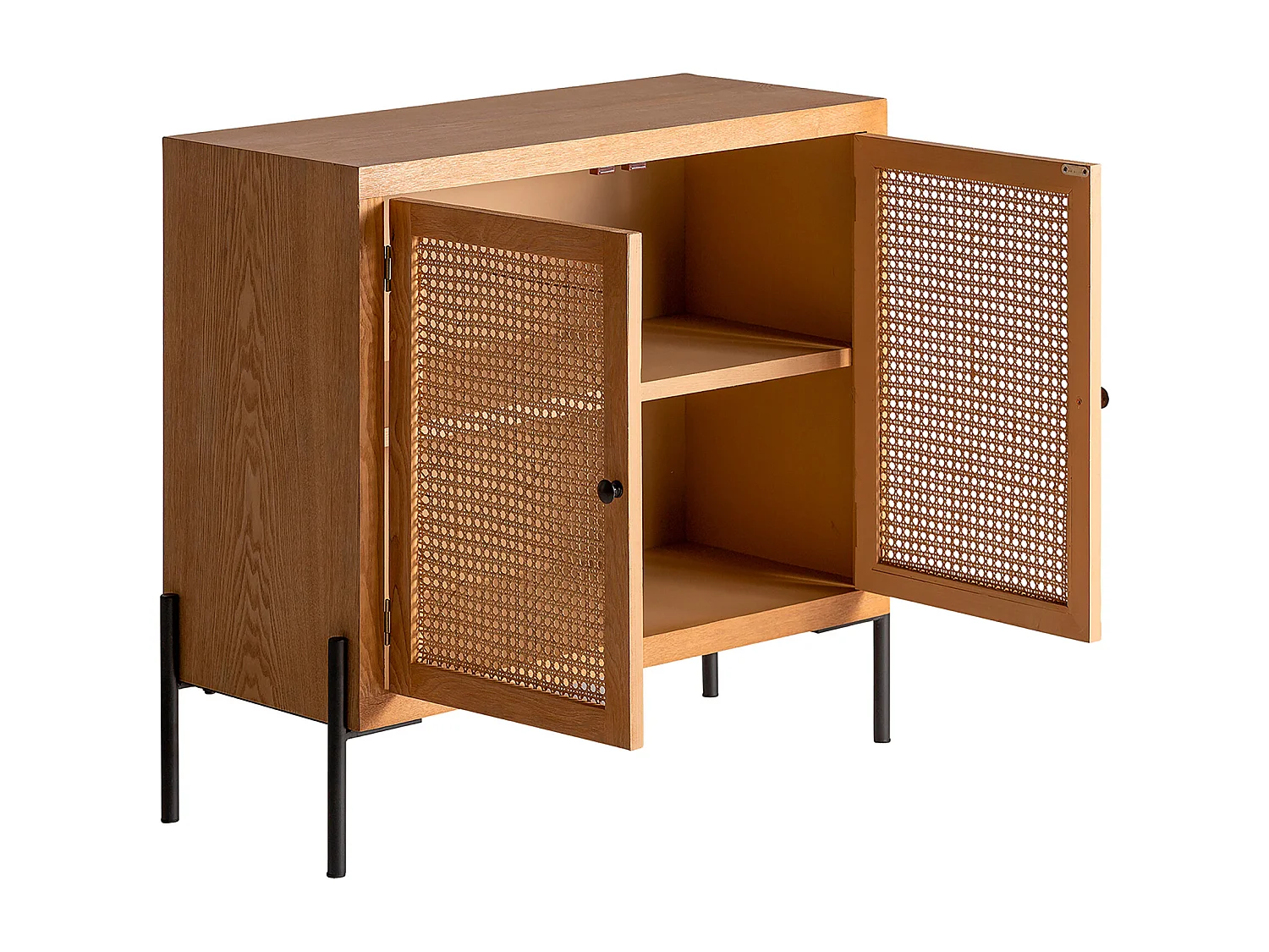 Console en fer marron 80x35x75 cm