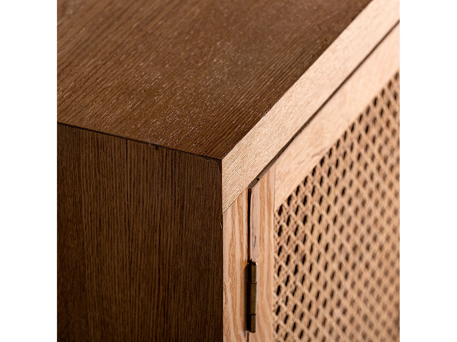 Console en fer marron 80x35x75 cm