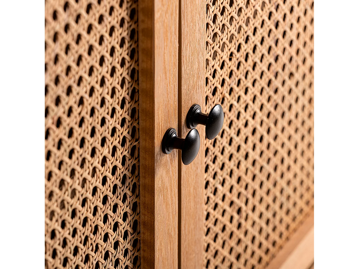 Console en fer marron 80x35x75 cm