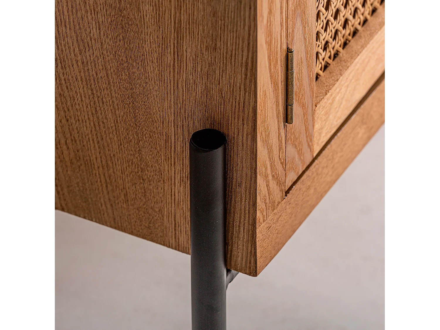 Console en fer marron 80x35x75 cm