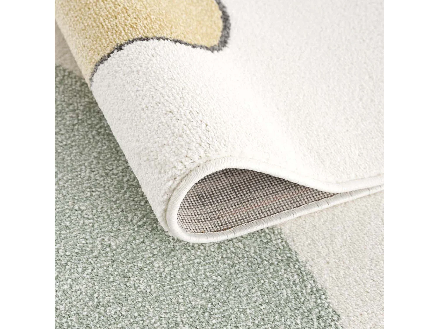 Tapis pour chambre d'enfant Crème Motif Fille 120x160cm