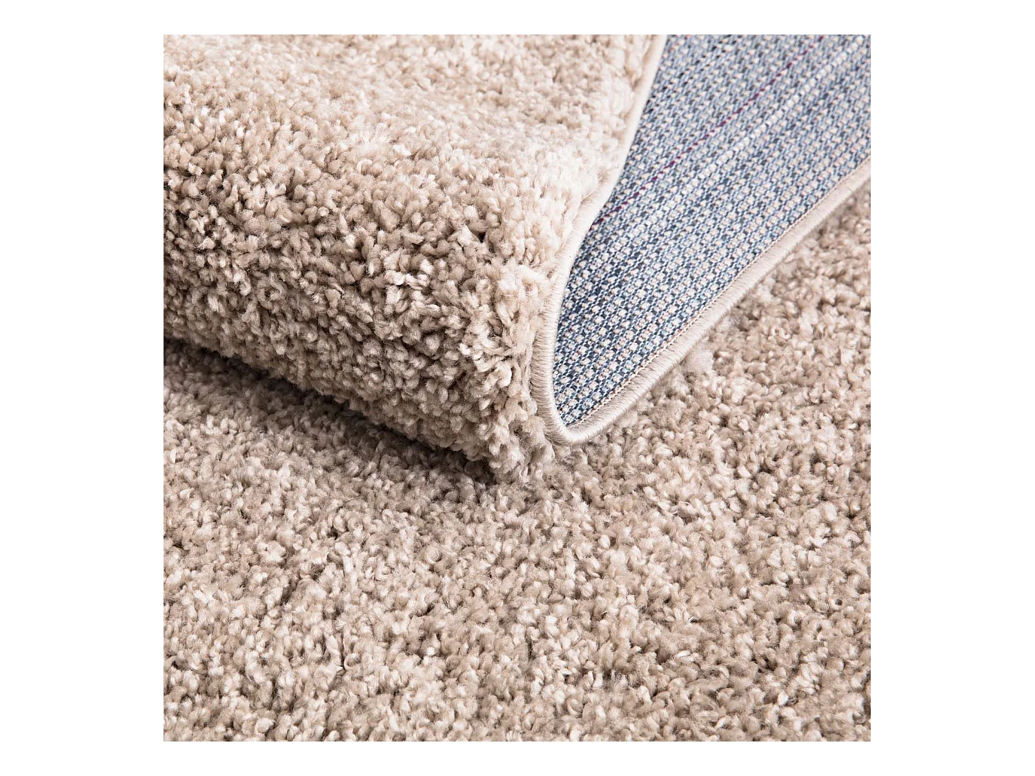 Tapis à Poils Longs SOFTY Sable 150x150cm