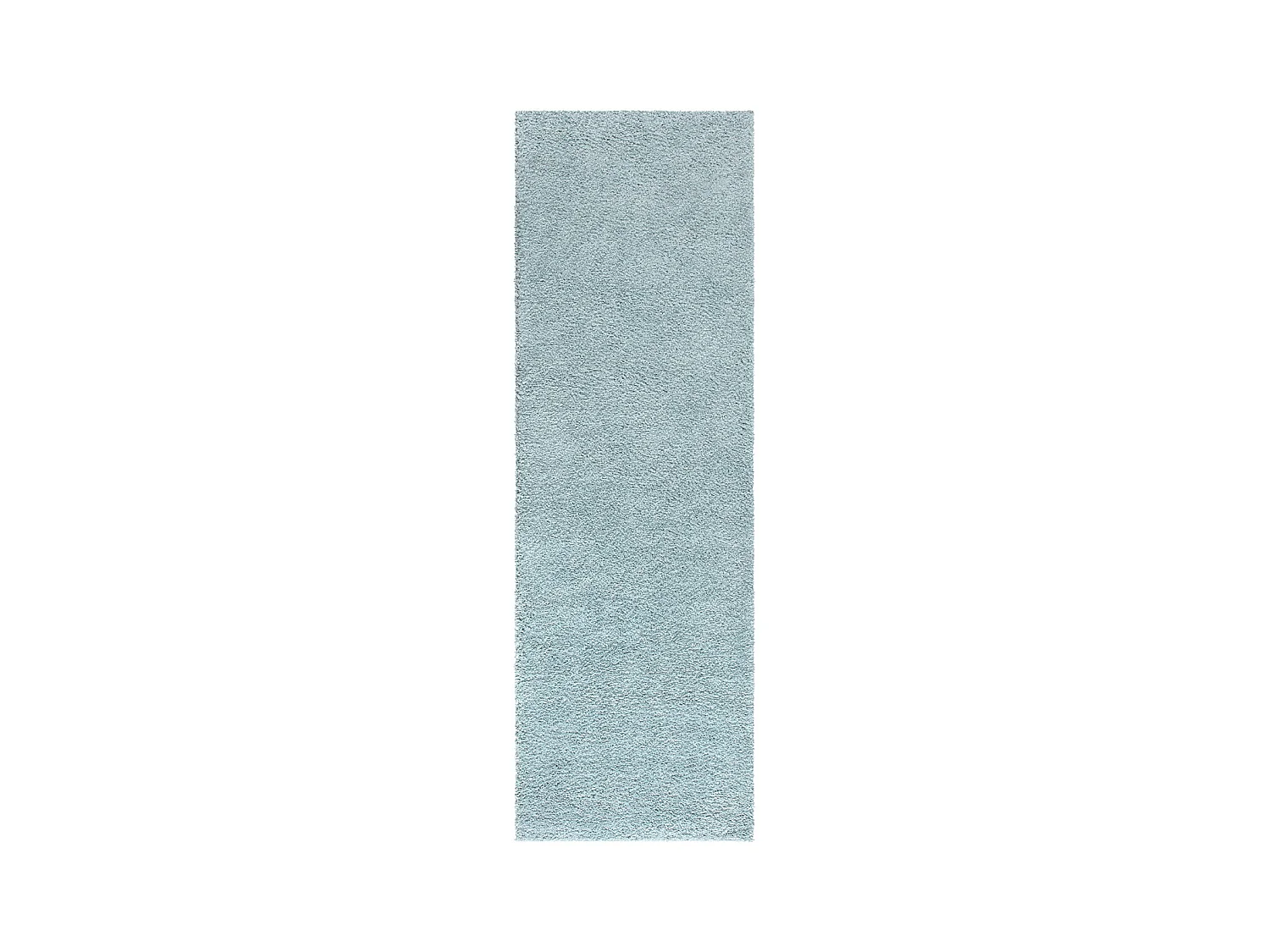Tapis à Poils Longs SOFTY Bleu Azur 80x300cm