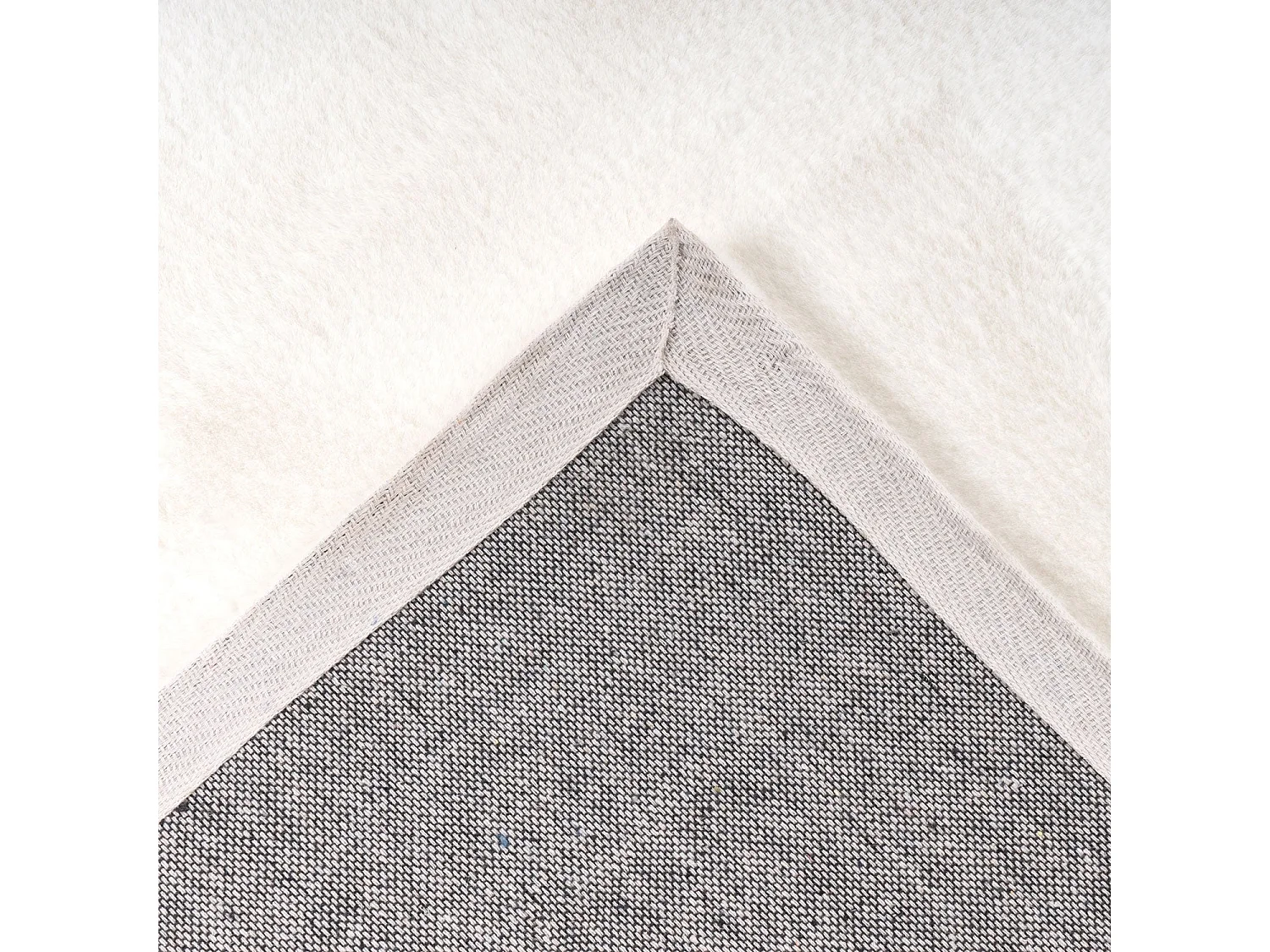 Tapis de Fourrure Velours Blanc 80x150cm