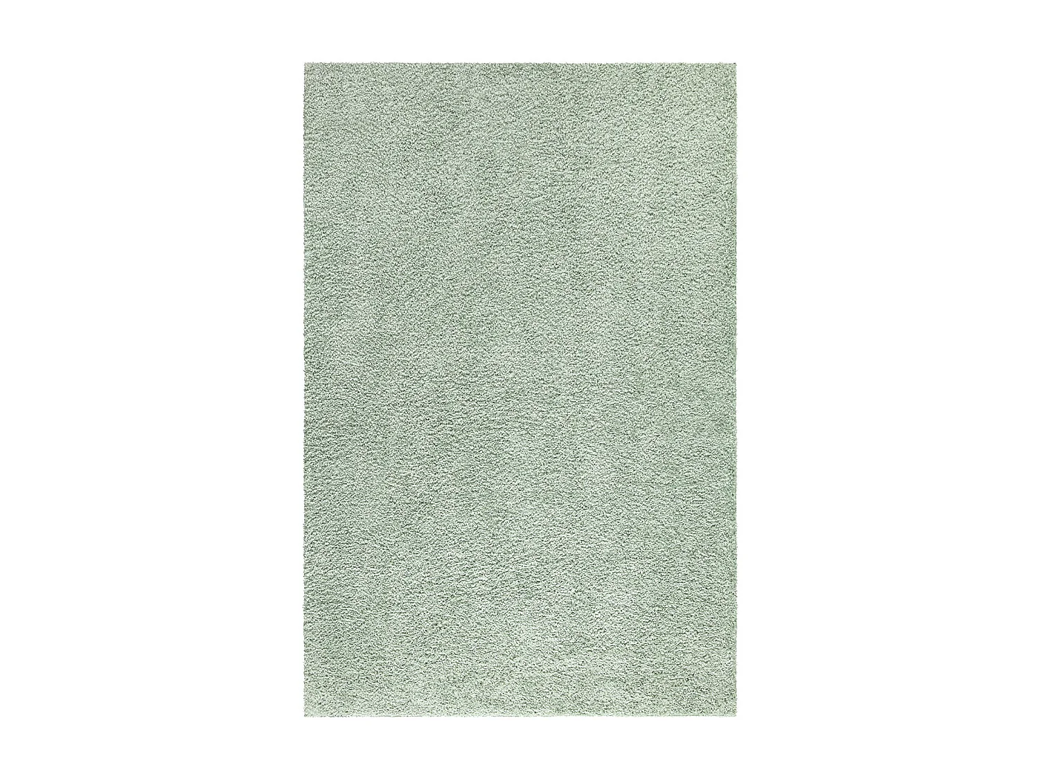 Tapis à Poils Longs SOFTY Vert Amande 150x150cm