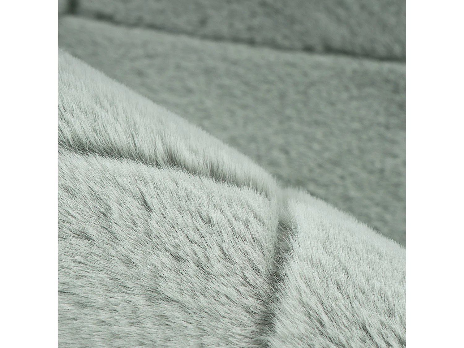 Tapis Super Soft à motif 3D losanges Vert Jade 120x170cm