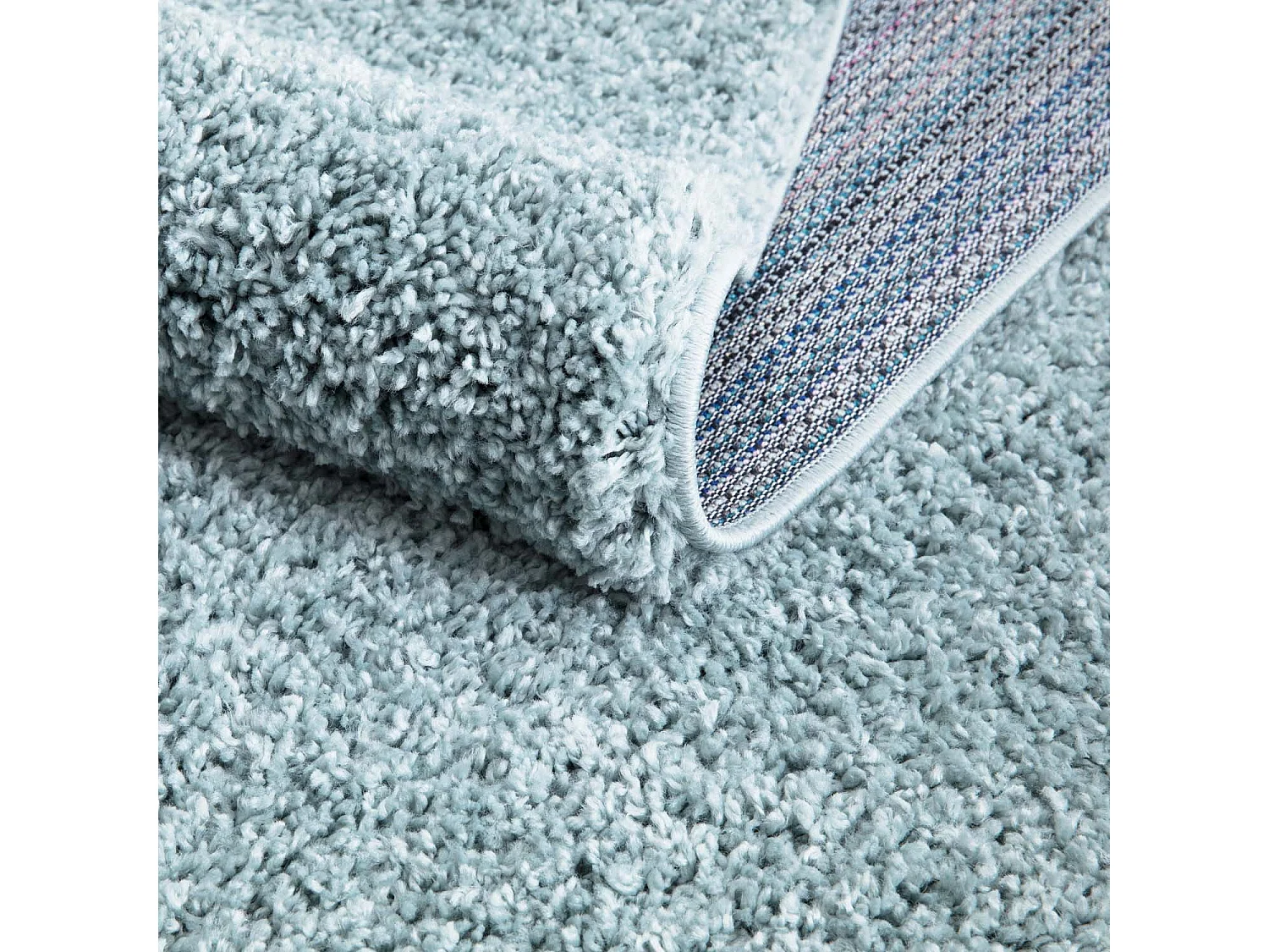 Tapis à Poils Longs SOFTY Bleu Azur 120x170cm