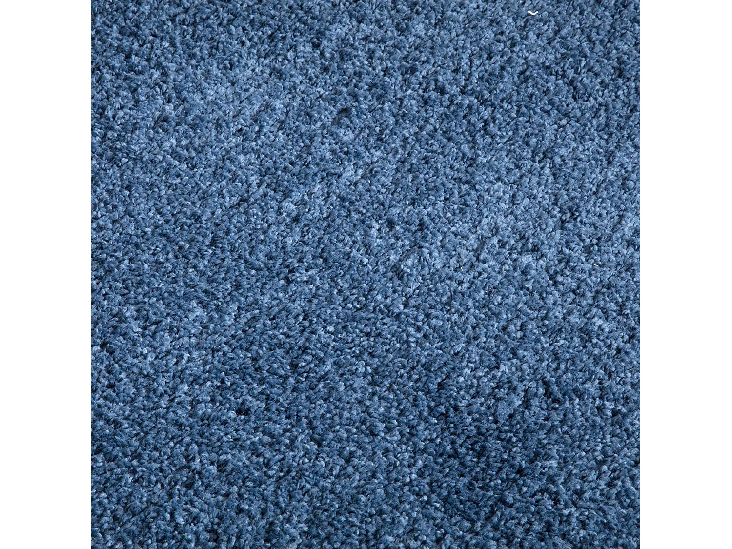Tapis à Poils Longs Rond SOFTY Bleu 200x200cm