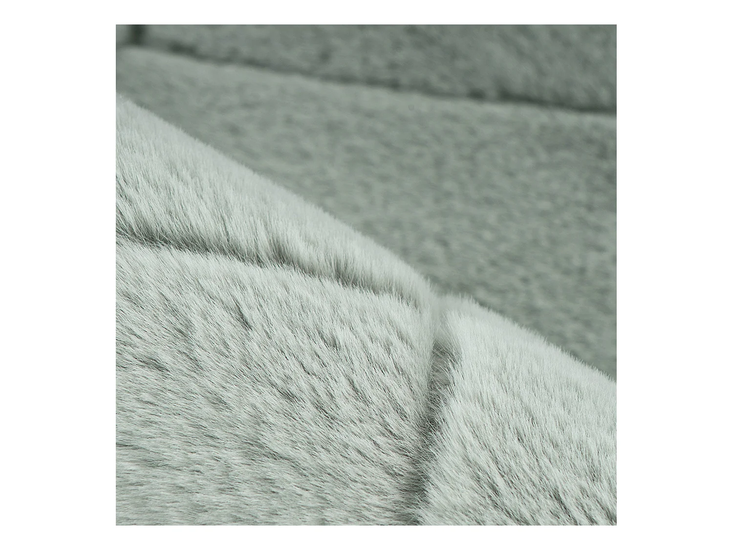 Tapis Super Soft à motif 3D losanges Vert Jade 80x150cm