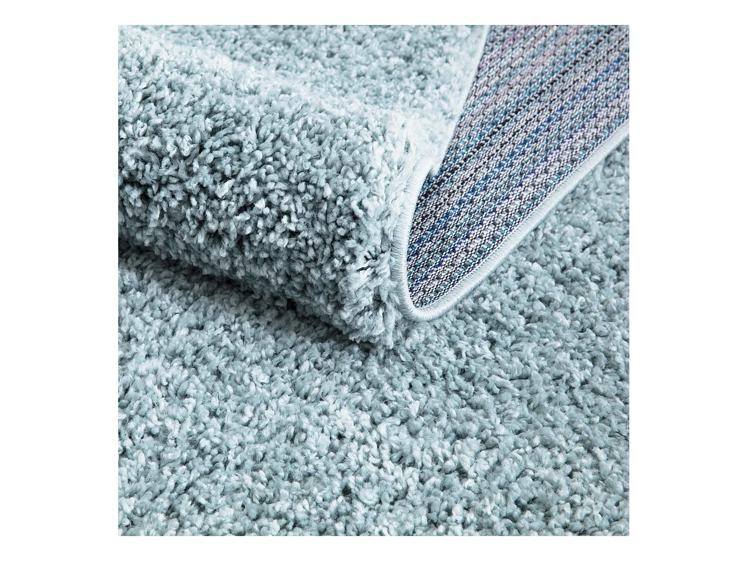 Tapis à Poils Longs SOFTY Bleu Azur 200x290cm