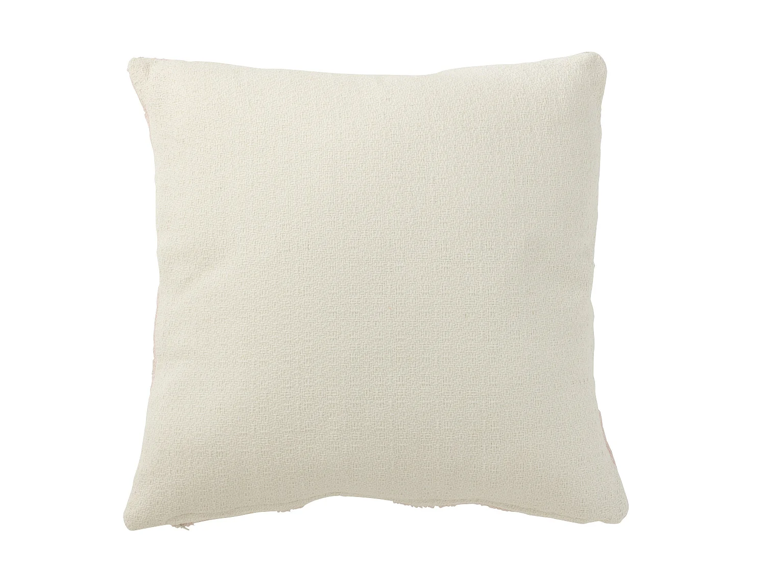 Coussin Déco "Géométrique" 43x43cm Rose Clair