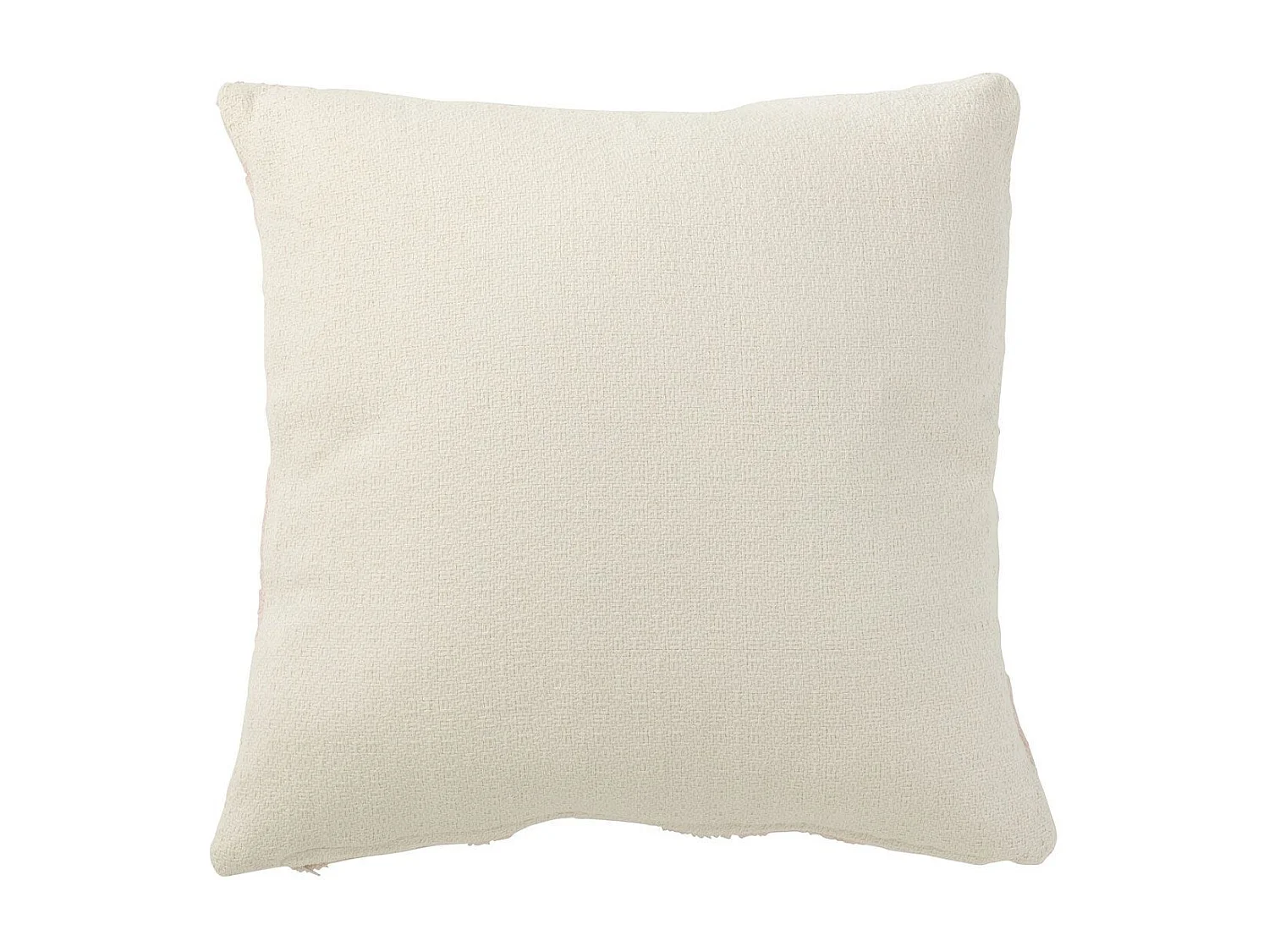 Coussin Déco "Géométrique" 43x43cm Rose Clair