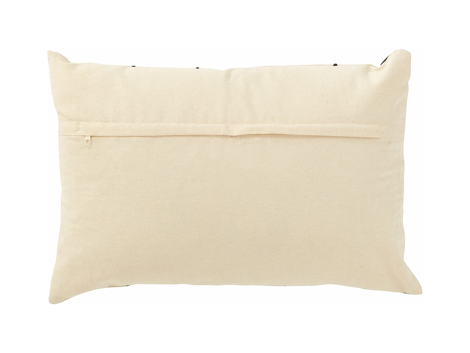 Coussin Déco "Visages" 40x68cm Beige