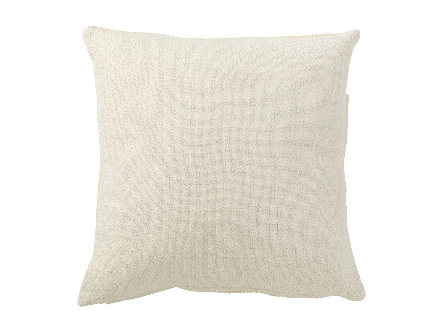 Coussin Déco "Géométrique" 43x43cm Jaune Clair