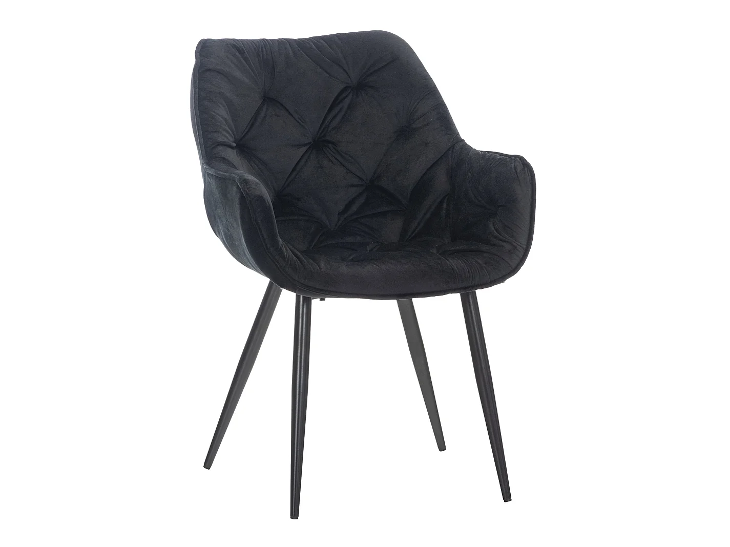 Chaise de coiffeuse salon noire 58 x 67 x 82 cm FAL10525