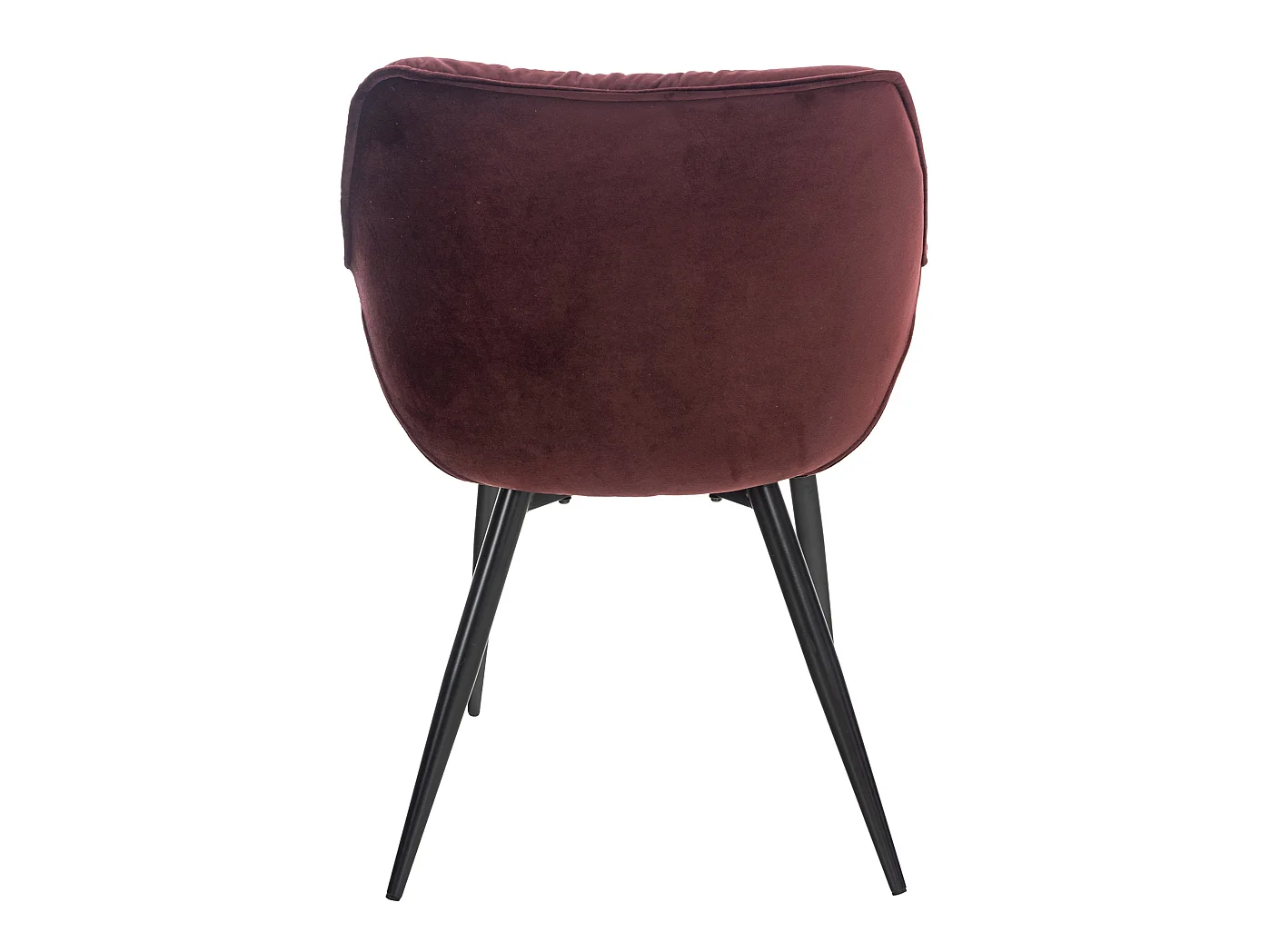 Chaise de coiffeuse salon bordeaux 58 x 67 x 82 cm FAL10531