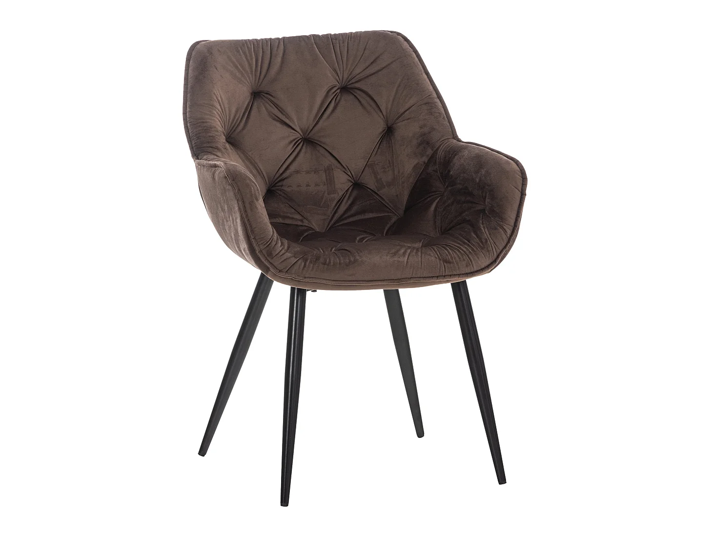 Chaise de coiffeuse salon marron 58 x 67 x 82 cm FAL10533