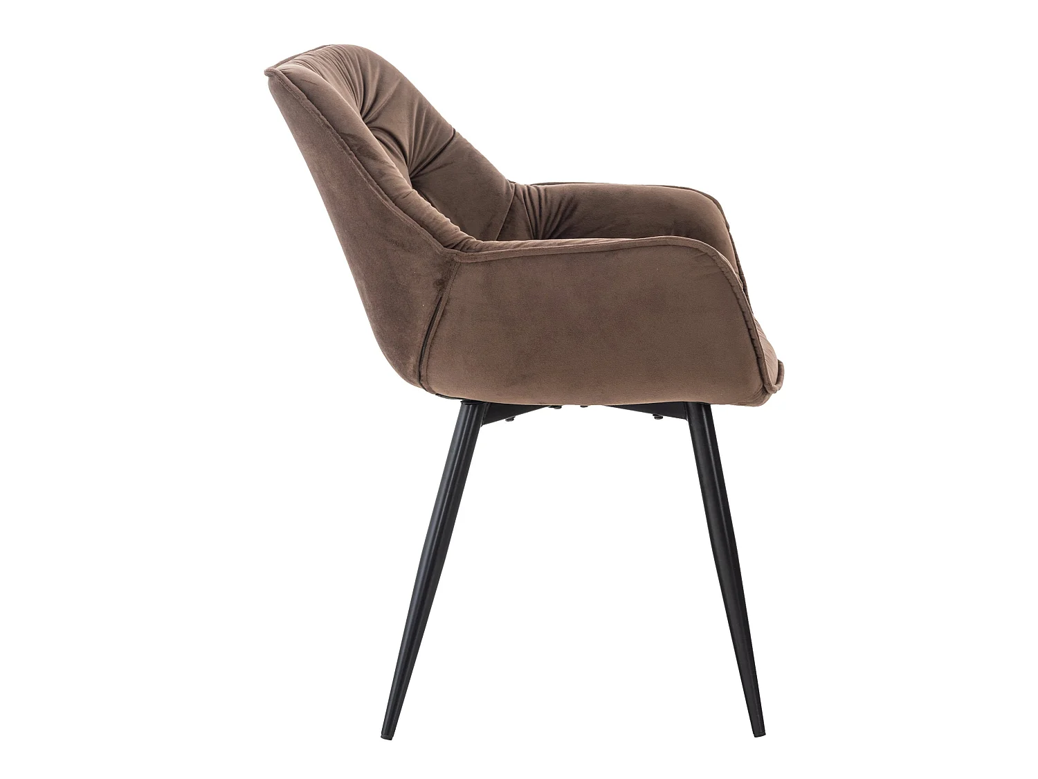 Chaise de coiffeuse salon marron 58 x 67 x 82 cm FAL10533