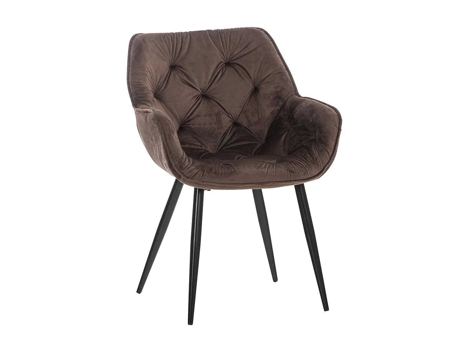 Chaise de coiffeuse salon marron 58 x 67 x 82 cm FAL10533