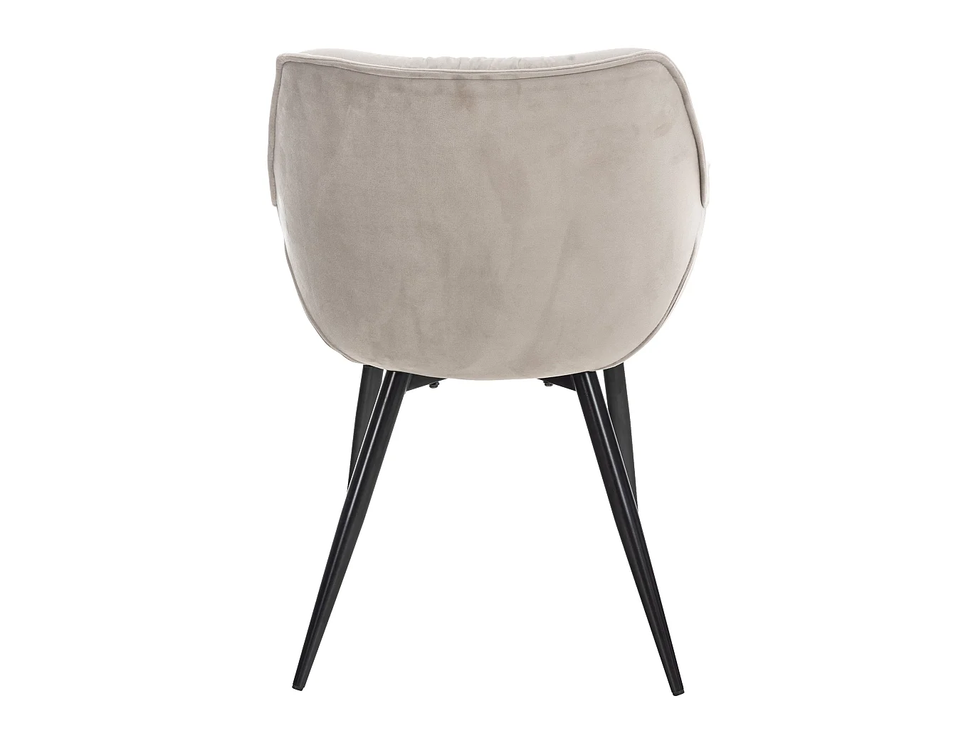 Chaise de coiffeuse salon grise 58 x 67 x 82 cm FAL10526