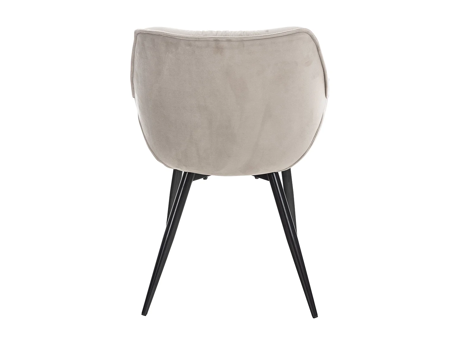 Chaise de coiffeuse salon grise 58 x 67 x 82 cm FAL10526