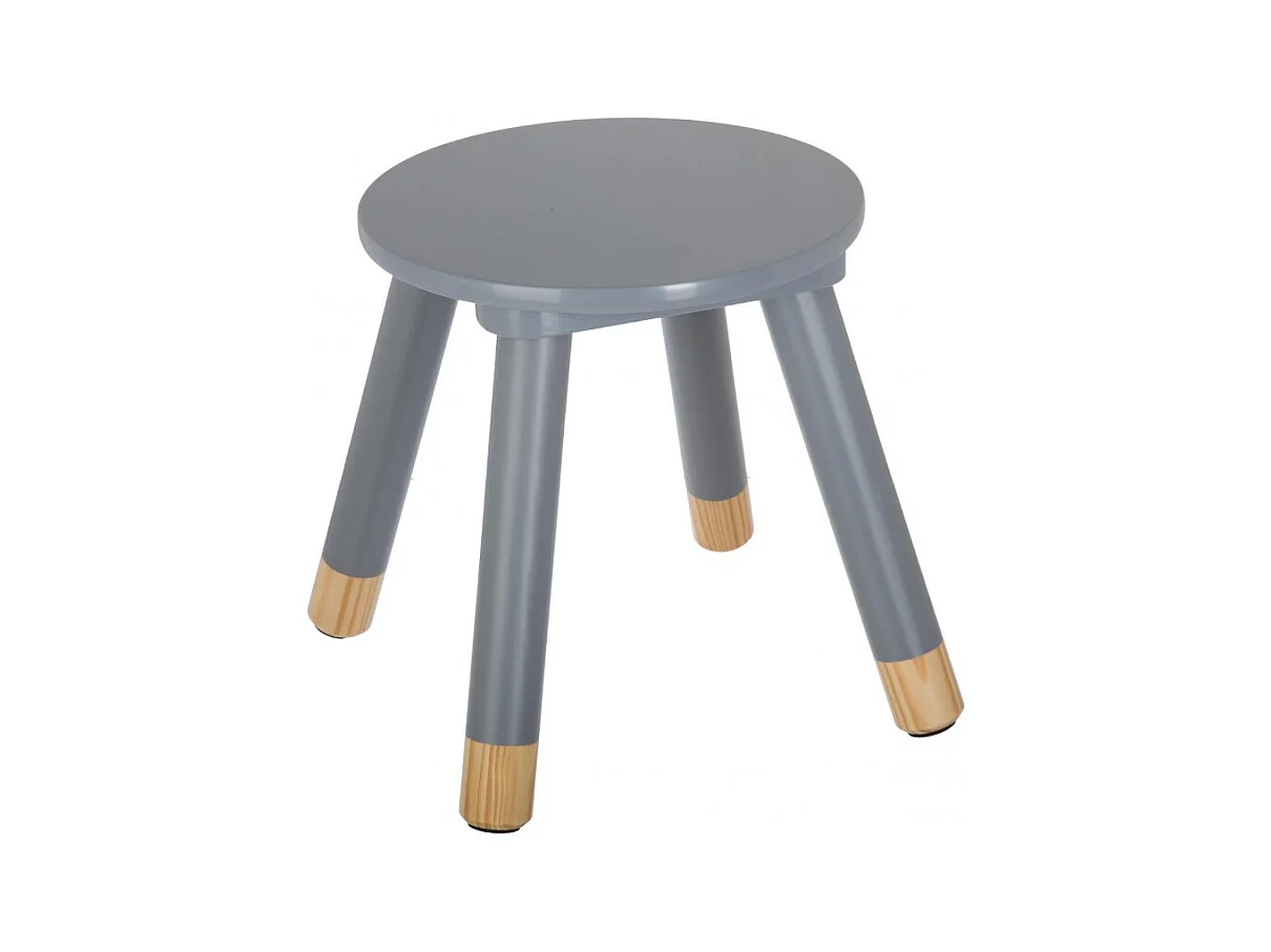 Tabouret "Douceur" 26cm Gris