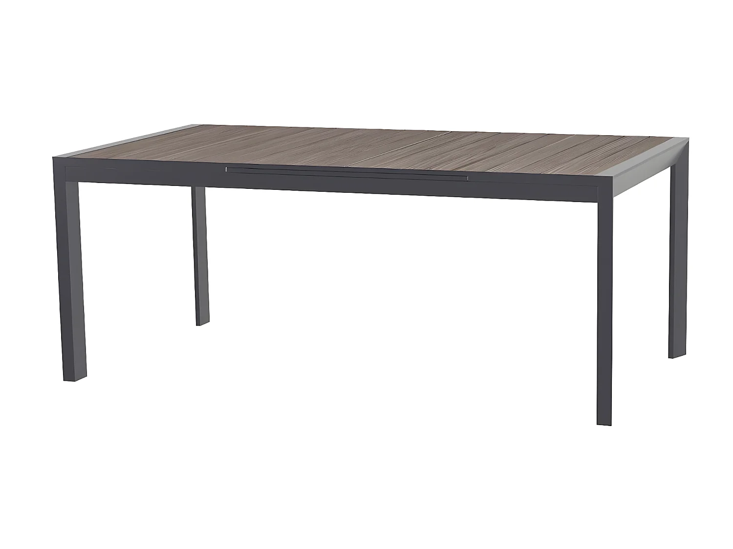 Table de jardin rectangulaire aluminium Evasion 6/10 places - Hespéride