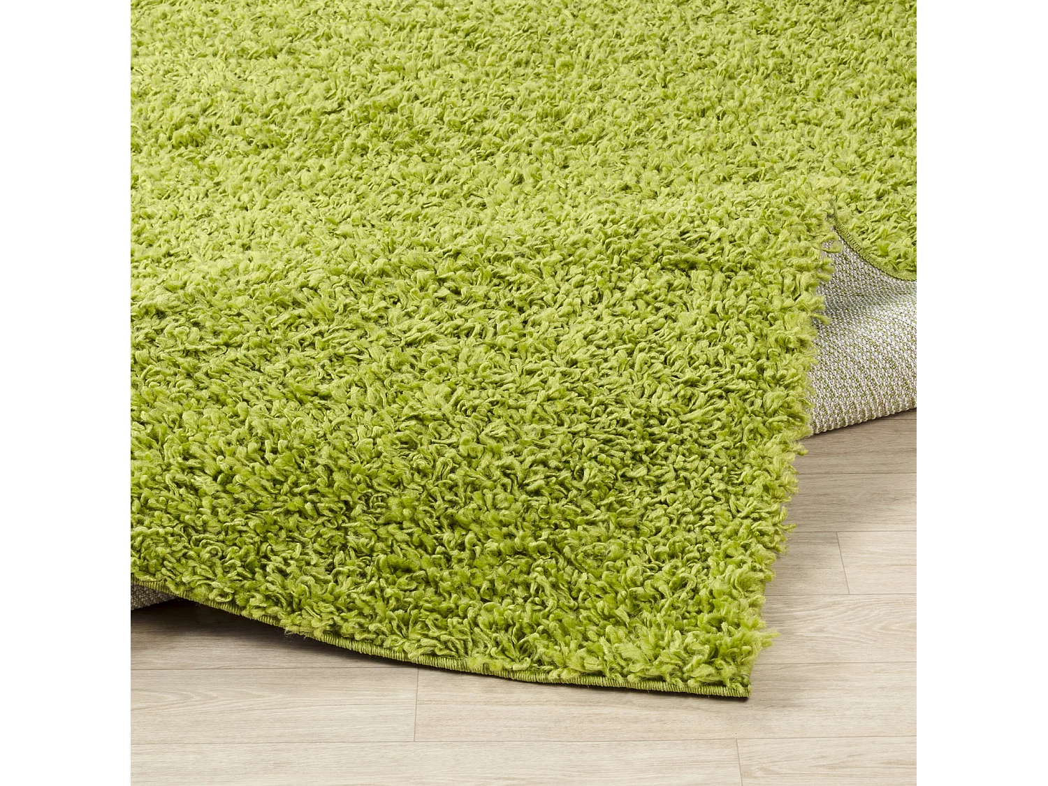 Tapis Shaggy Uni - Vert - 160x220cm - LILLY