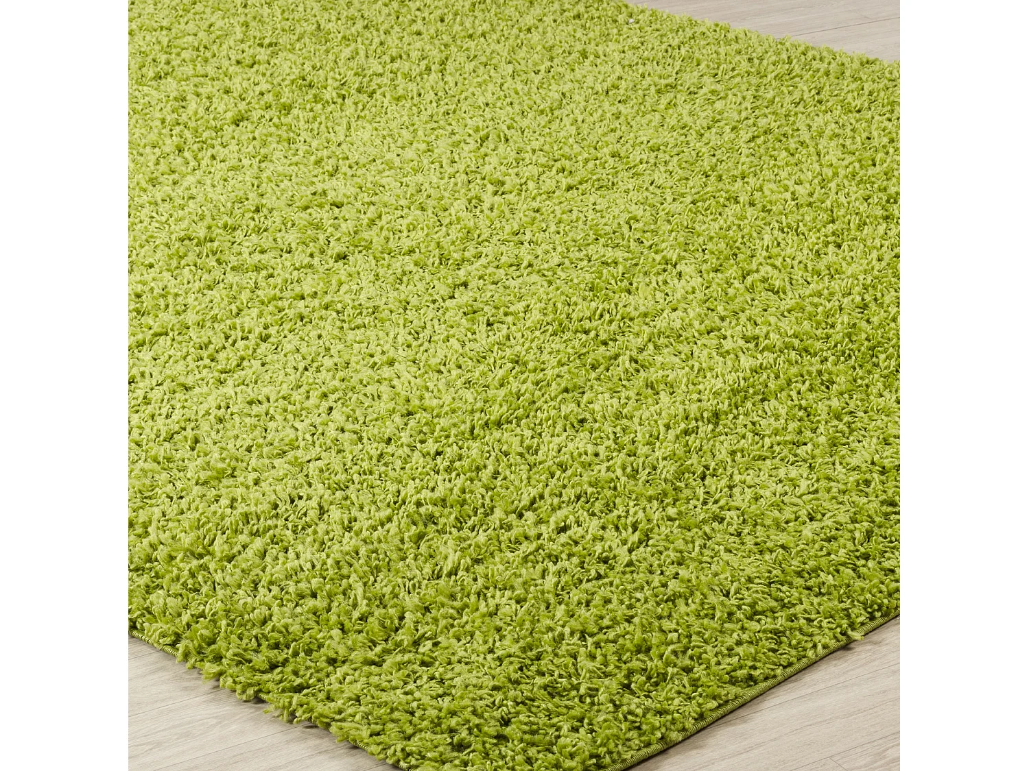 Tapis Shaggy Uni - Vert - 160x220cm - LILLY