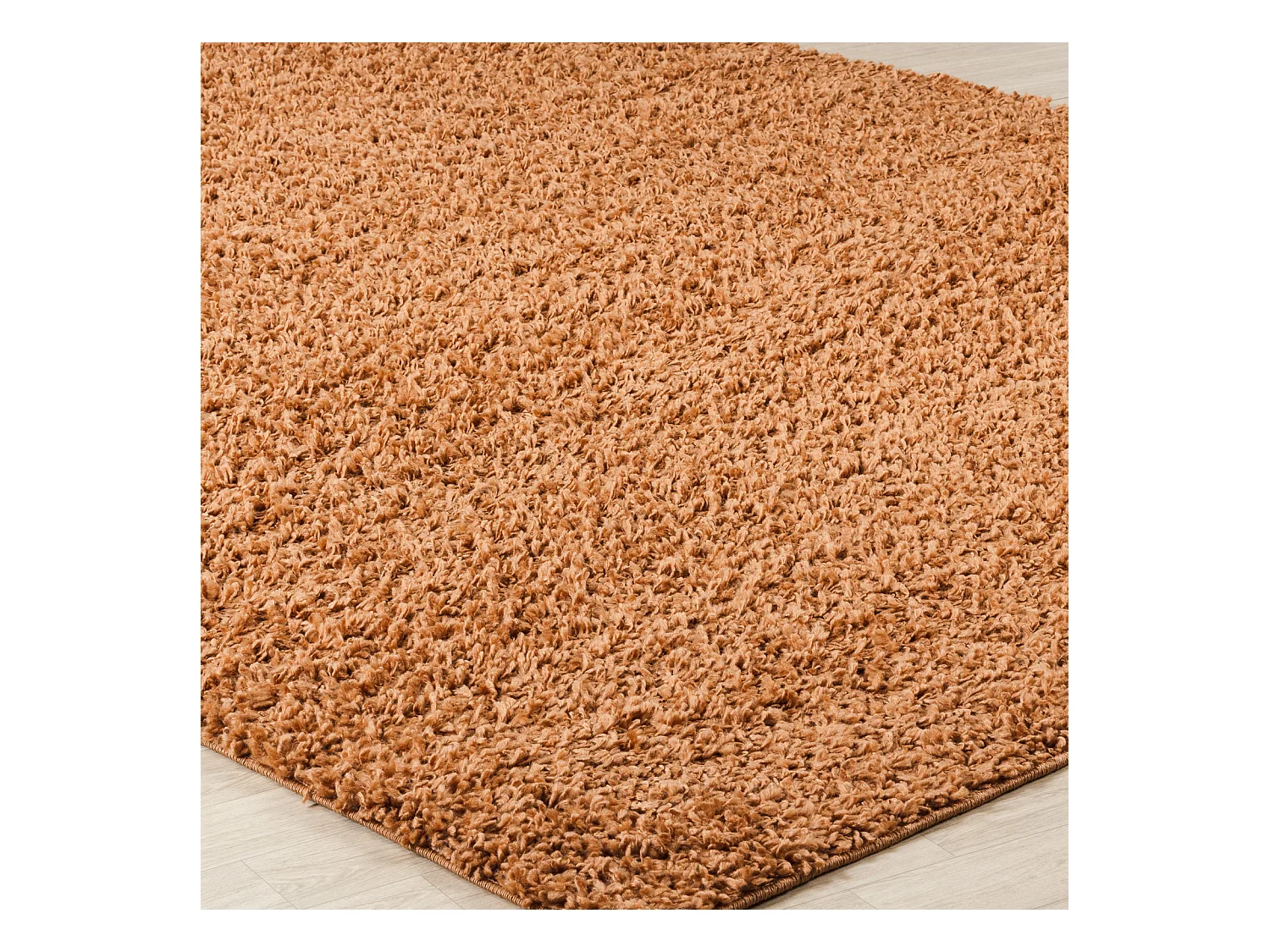 Zacht Hoogpolig Shaggy Tapijt - Bruin - 200x290cm - LILLY