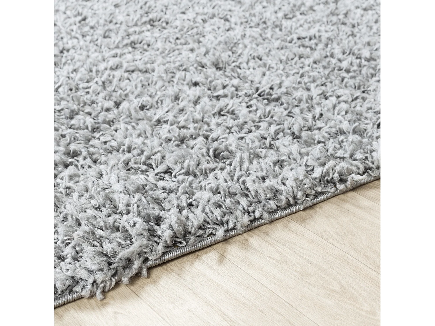 Zacht Hoogpolig Shaggy Loper Gang - Grijs - 80x220cm - LILLY