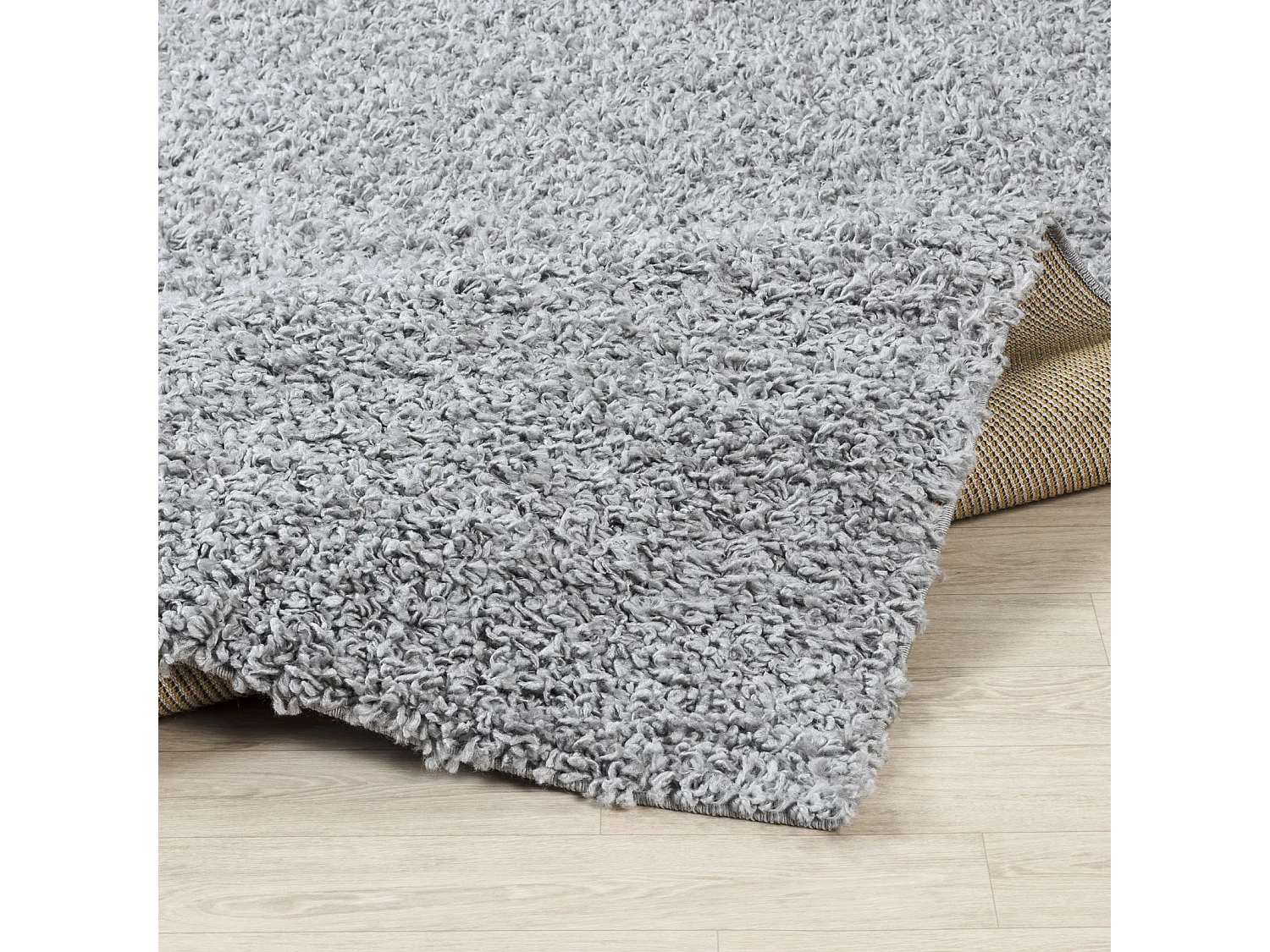 Zacht Hoogpolig Shaggy Loper Gang - Grijs - 80x220cm - LILLY