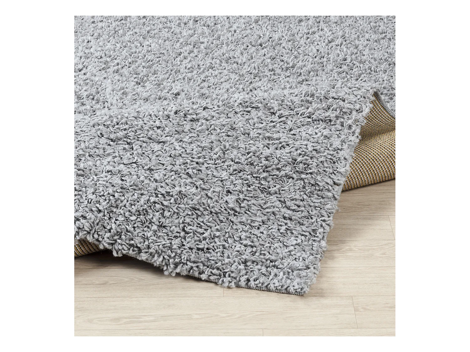 Tapis de Couloir Shaggy Moderne - Gris - 80x220cm - LILLY
