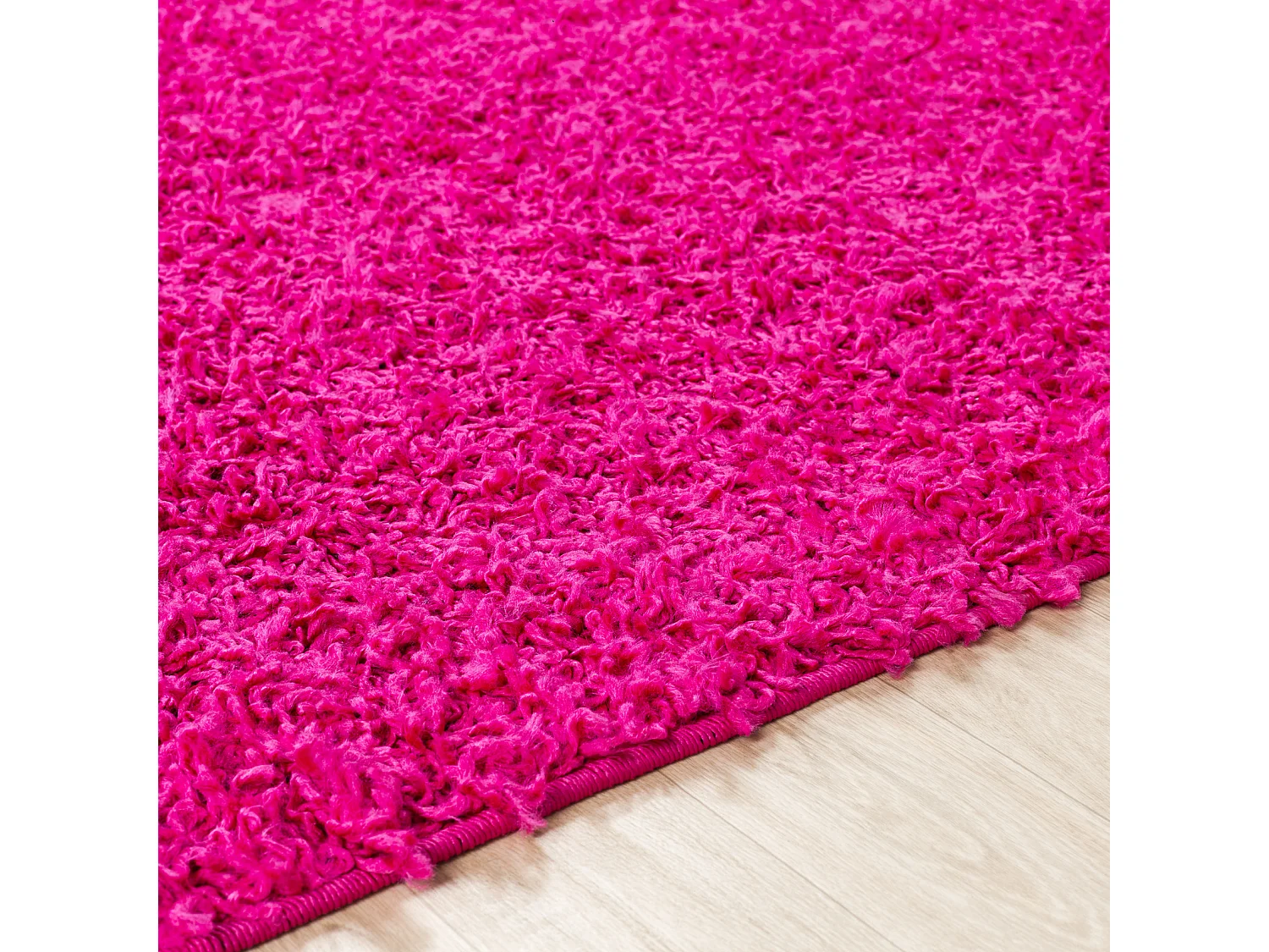 Zacht Hoogpolig Shaggy Tapijt - Roze - 80x150cm - LILLY