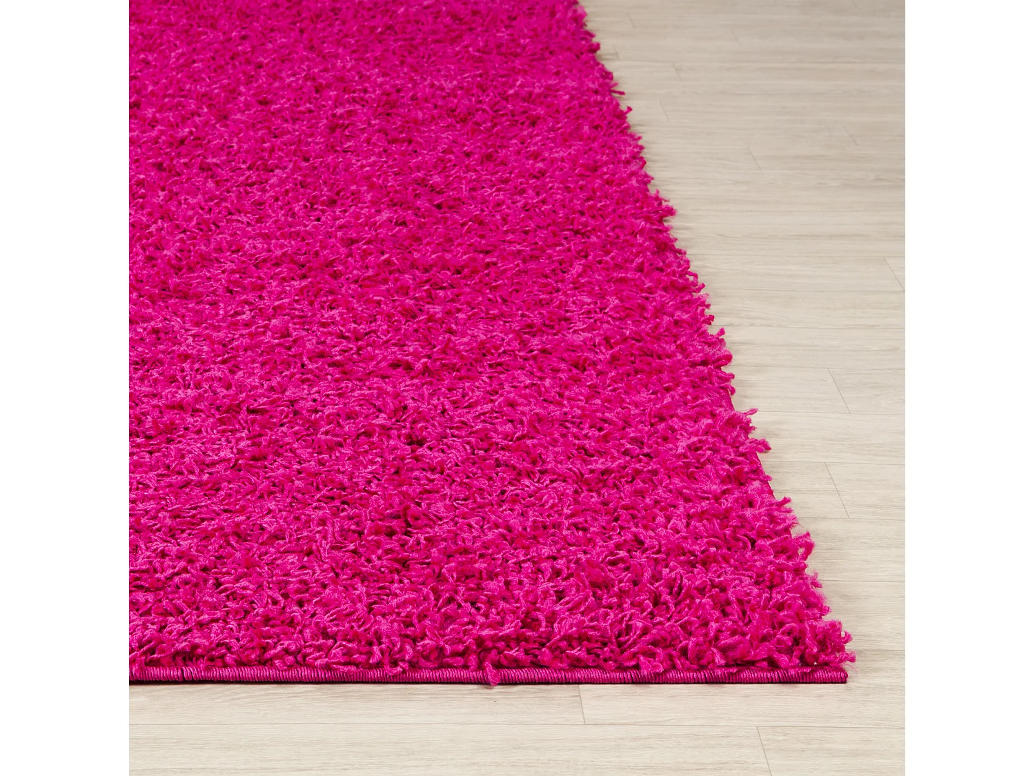 Zacht Hoogpolig Shaggy Tapijt - Roze - 80x150cm - LILLY
