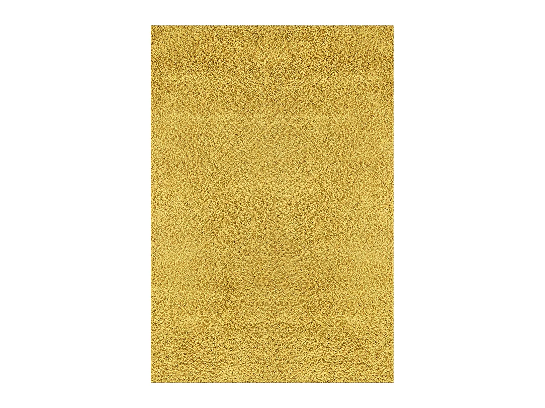 Tapis Shaggy Uni - Jaune - 160x220cm - LILLY