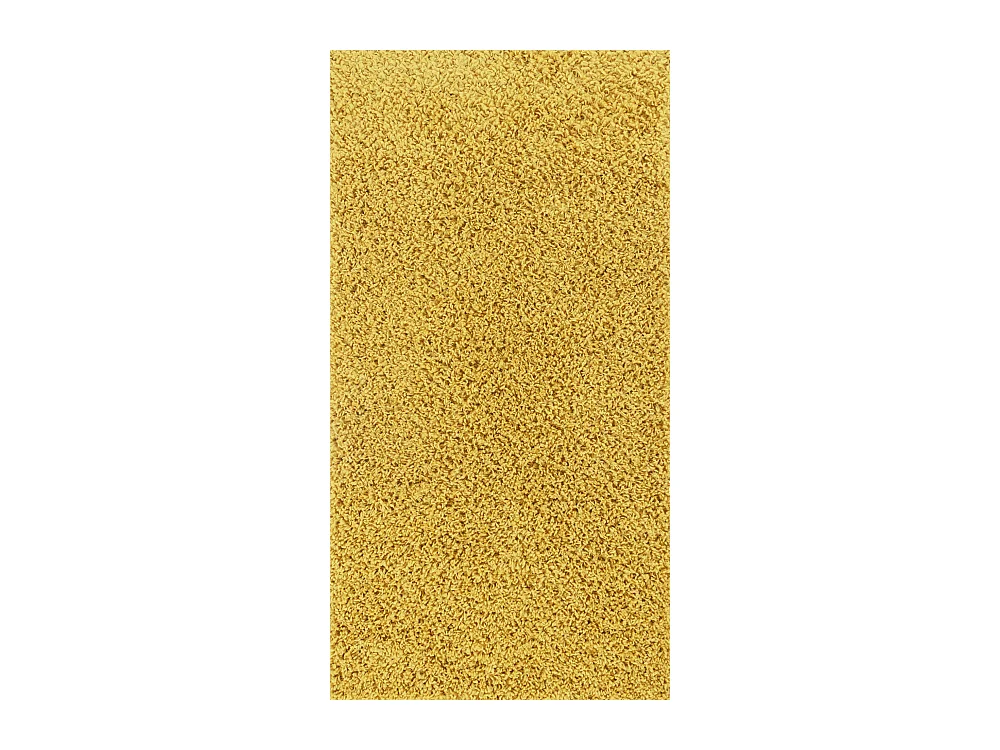 Tapis Shaggy Uni - Jaune - 80x150cm - LILLY