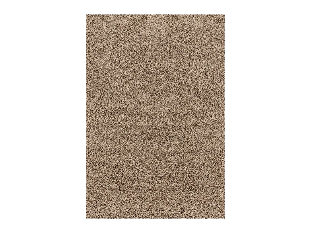 Tapis Shaggy Uni - Beige Foncé - 120x170cm - LILLY