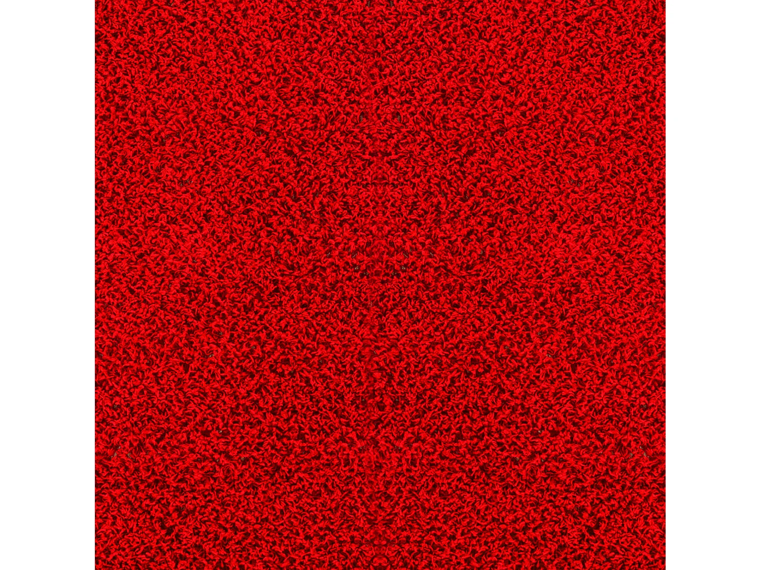 Tapis de Couloir Shaggy Uni - Rouge - 80x220cm - LILLY