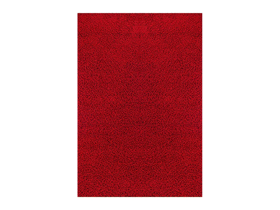 Zacht Hoogpolig Shaggy Tapijt - Rood - 100x200cm - LILLY