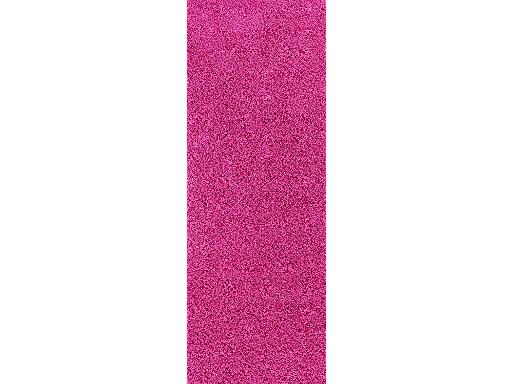 Tapis de Couloir Shaggy Uni - Fuschia - 80x220cm - LILLY