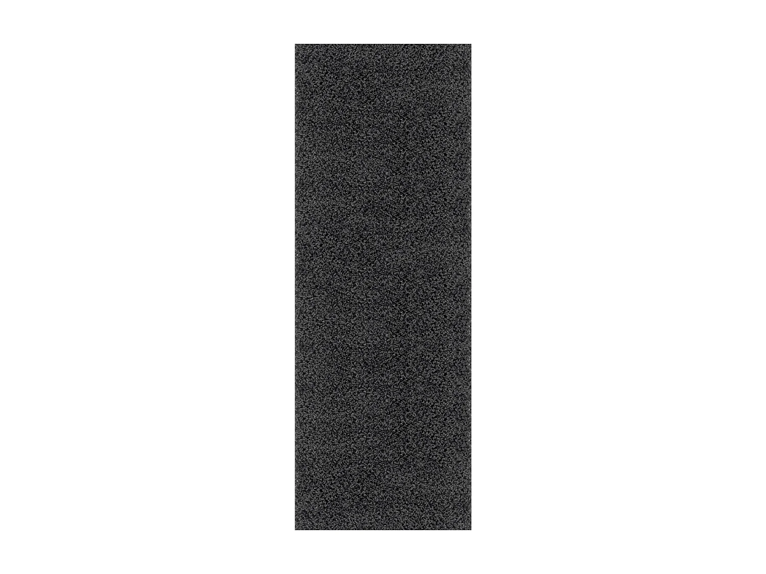 Tapis de Couloir Shaggy Uni - Gris Foncé - 80x220cm - LILLY
