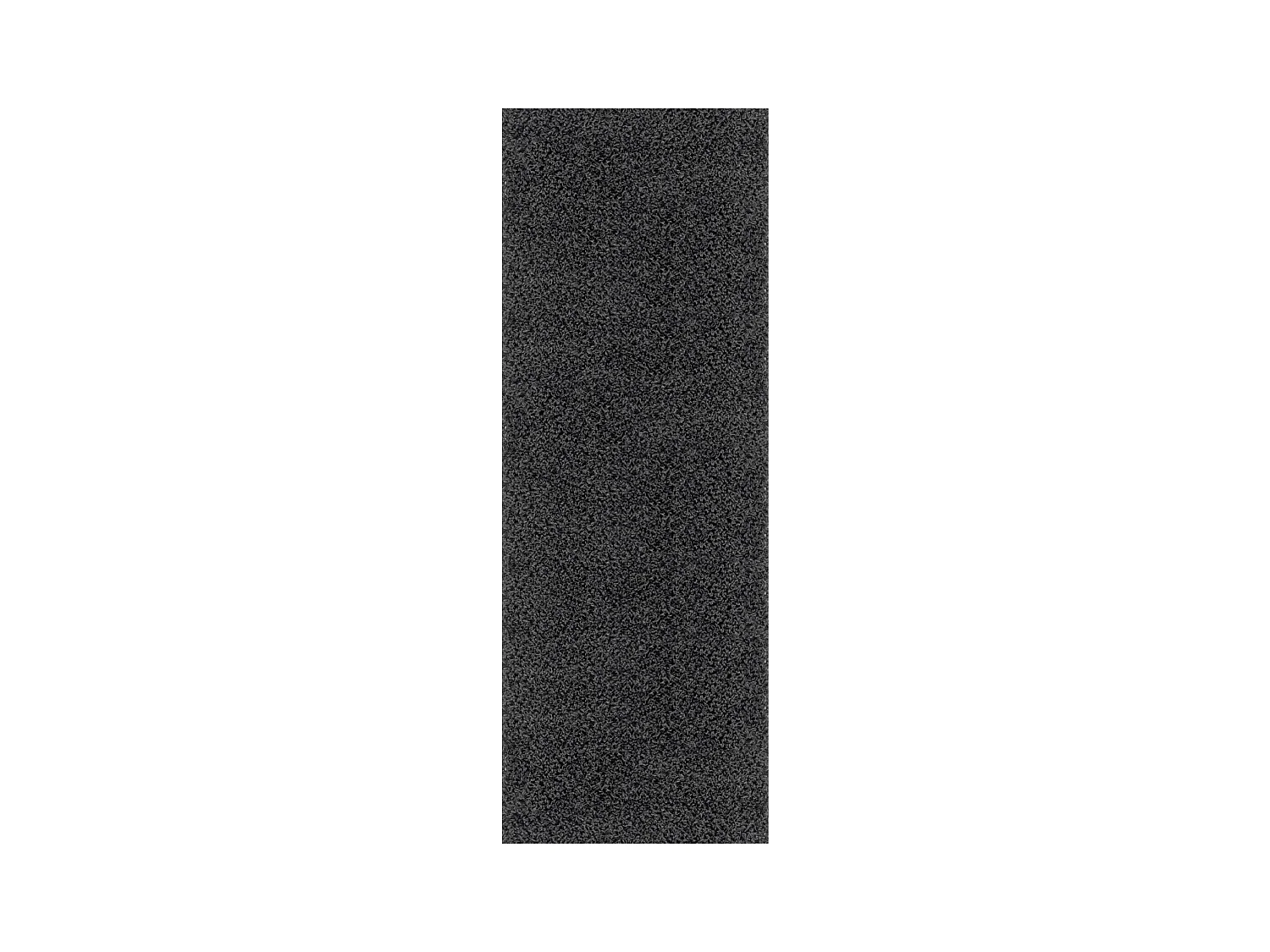 Tapis de Couloir Shaggy Uni - Gris Foncé - 80x220cm - LILLY